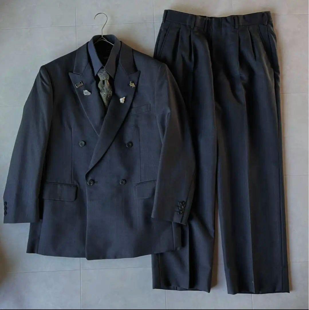 90s豪華5点セット ダブルスーツ ジョルジィオアルマーニネクタイ スーツ