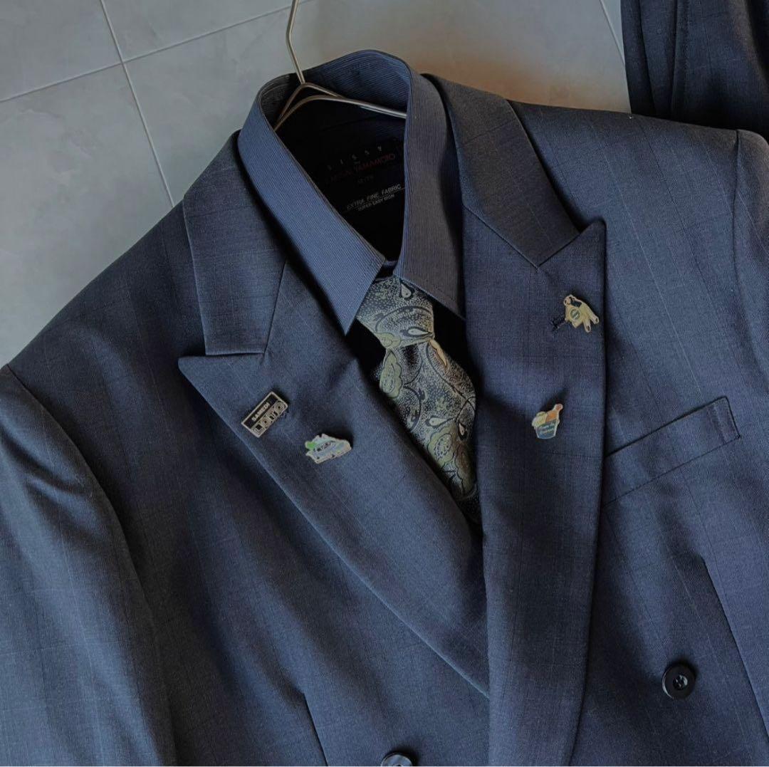 90s豪華5点セット ダブルスーツ ジョルジィオアルマーニネクタイ スーツ