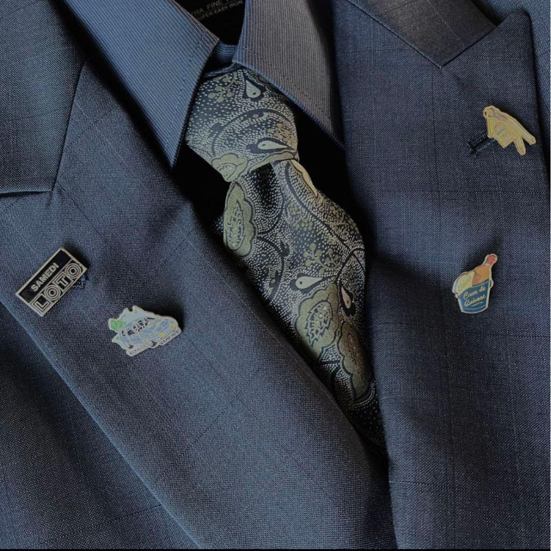 90s豪華5点セット ダブルスーツ ジョルジィオアルマーニネクタイ スーツ