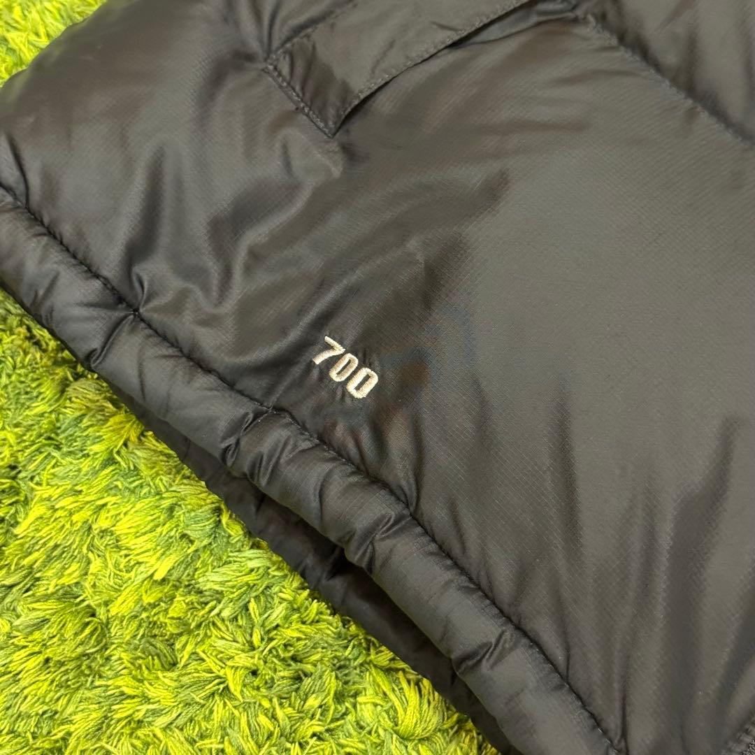 極美品 XLサイズ ノースフェイス ヌプシ ダウンベスト センターロゴ