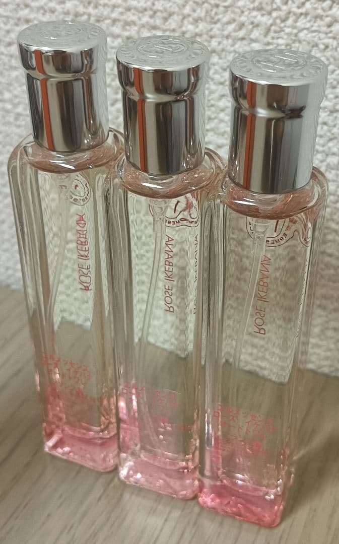 HERMES　エルメス　香水 3本セット ローズイケバナ 箱入り