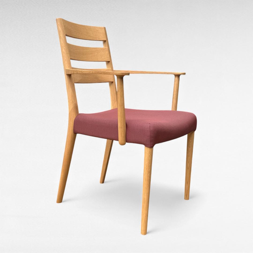 ③カリモク CT6110E602 人気1位 日本製 肘付きチェア 単品売り