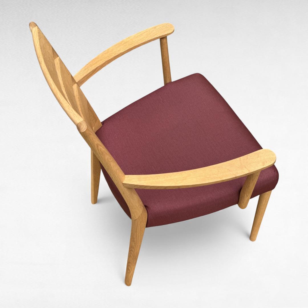 ③カリモク CT6110E602 人気1位 日本製 肘付きチェア 単品売り