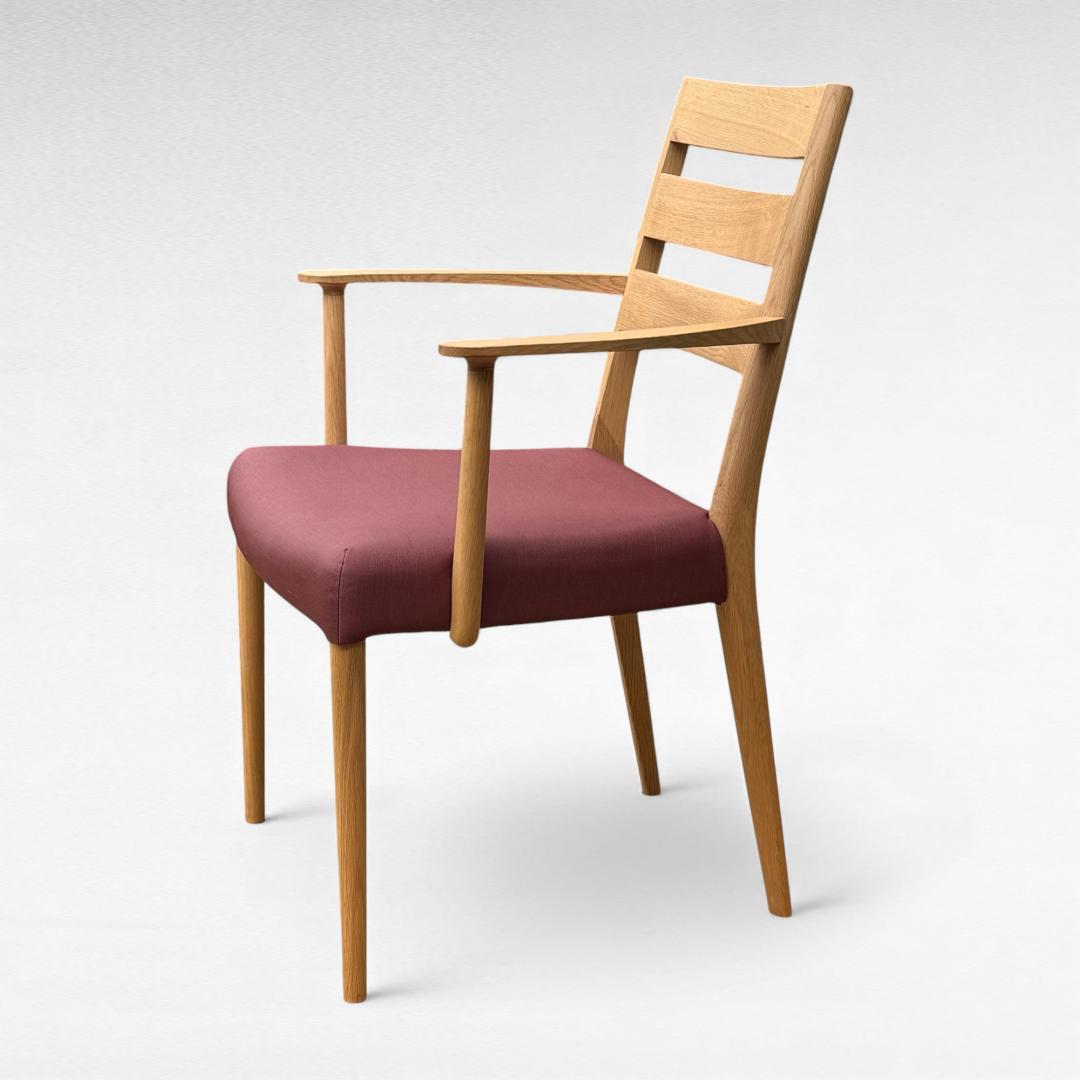 ③カリモク CT6110E602 人気1位 日本製 肘付きチェア 単品売り