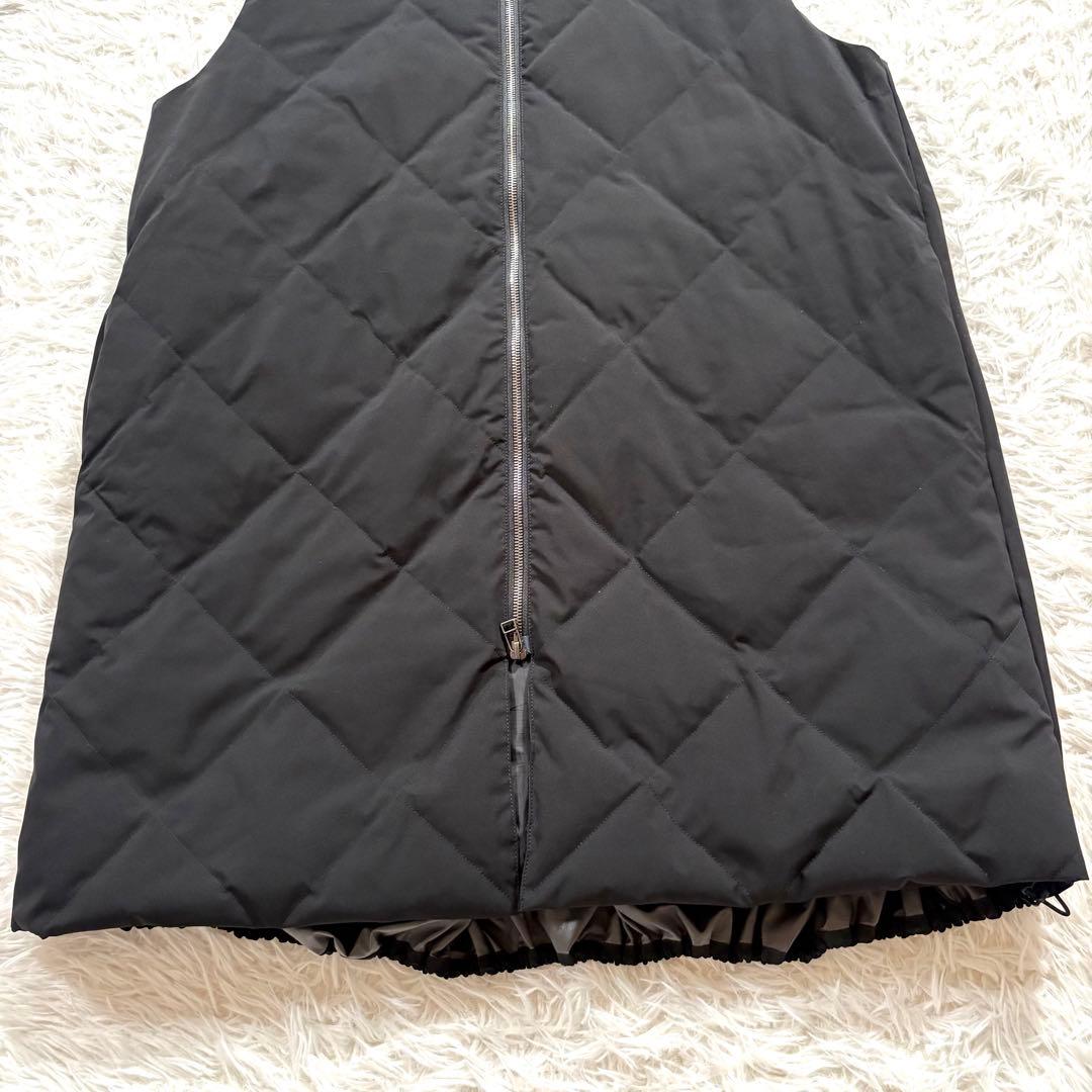 美品✨アドーア　キルティングコンビショートビーバー コート　3way ブラック