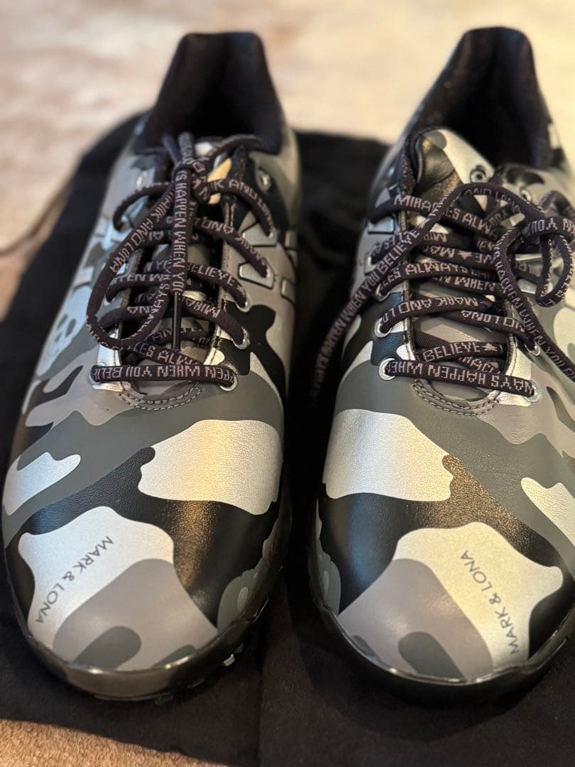 ASICS MARK & LONA カモフラージュ ゴルフシューズ