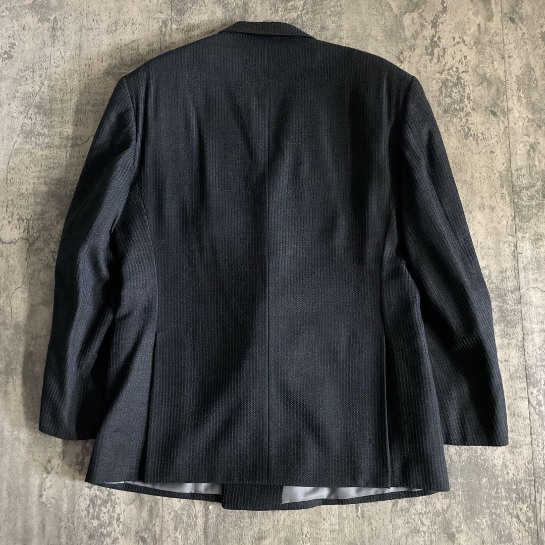 至高 極上カシミヤブレンド GUCCIネクタイ ウール ダブルスーツ XL LL