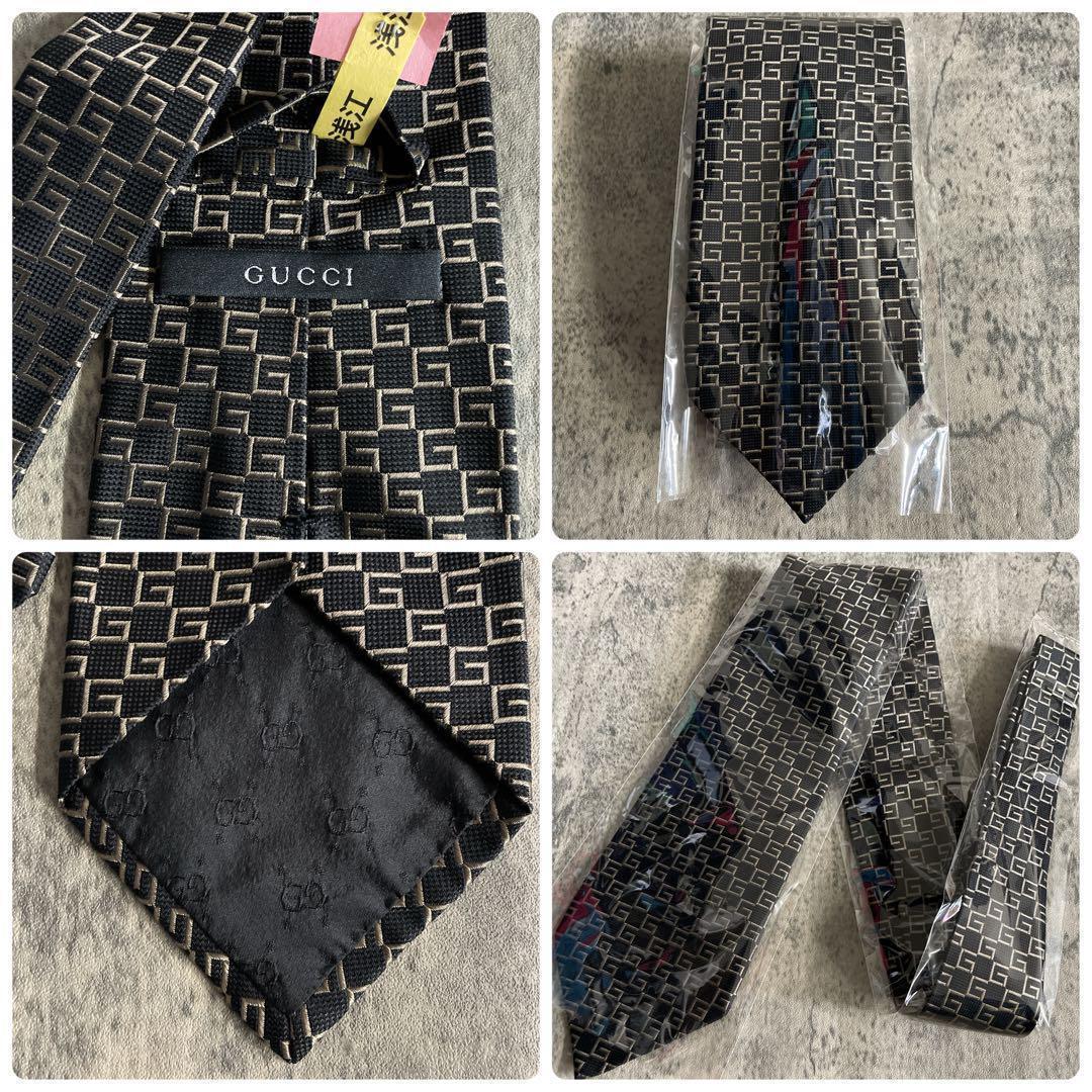 至高 極上カシミヤブレンド GUCCIネクタイ ウール ダブルスーツ XL LL