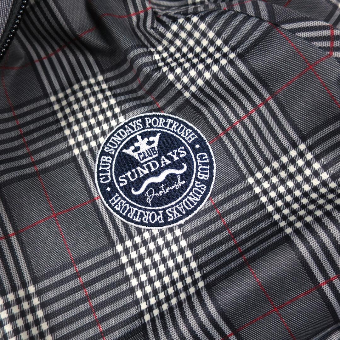 adabat 撥水 グレンチェック柄 スウィングトップ M