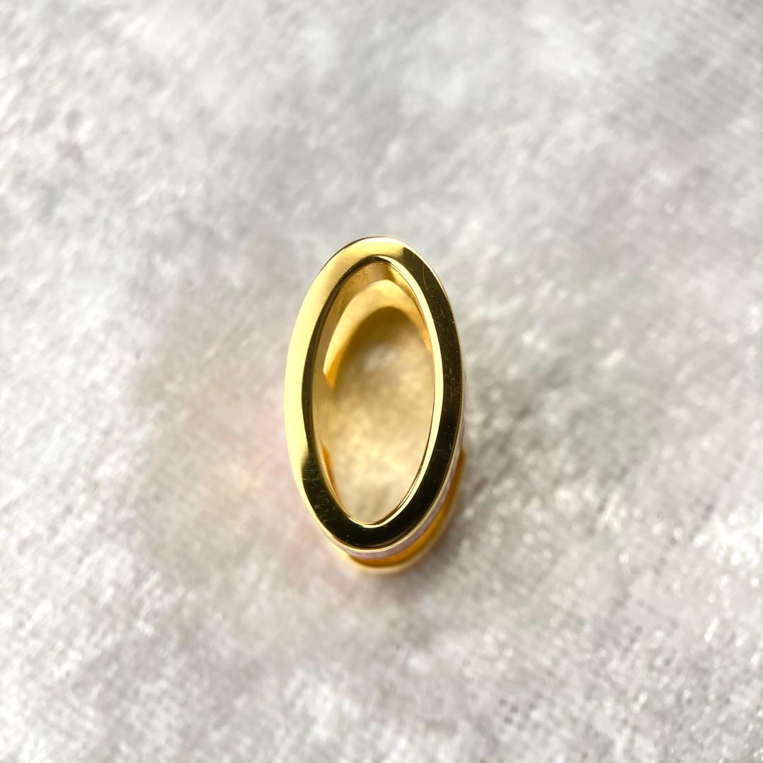 エルメス ポップアッシュ Hモチーフ ペンダントトップ オレンジ × ゴールド