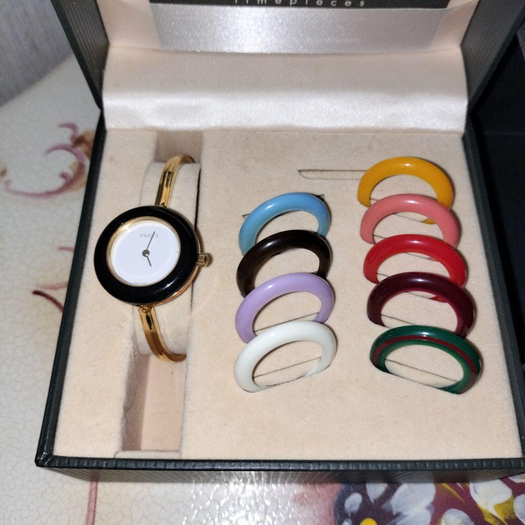 GUCCI グッチチェンジベゼル腕時計 交換用ベゼル付き