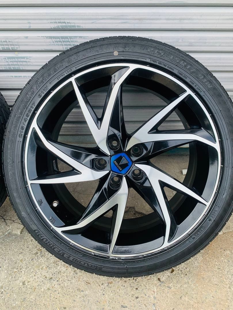 トヨタ 50系 プリウス モデリスタ ホイール、17インチ、タイヤ4本セット。