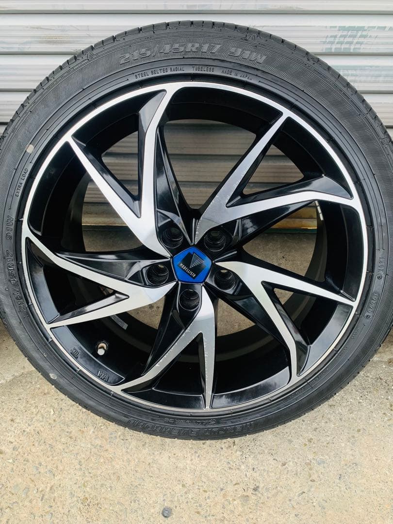 トヨタ 50系 プリウス モデリスタ ホイール、17インチ、タイヤ4本セット。