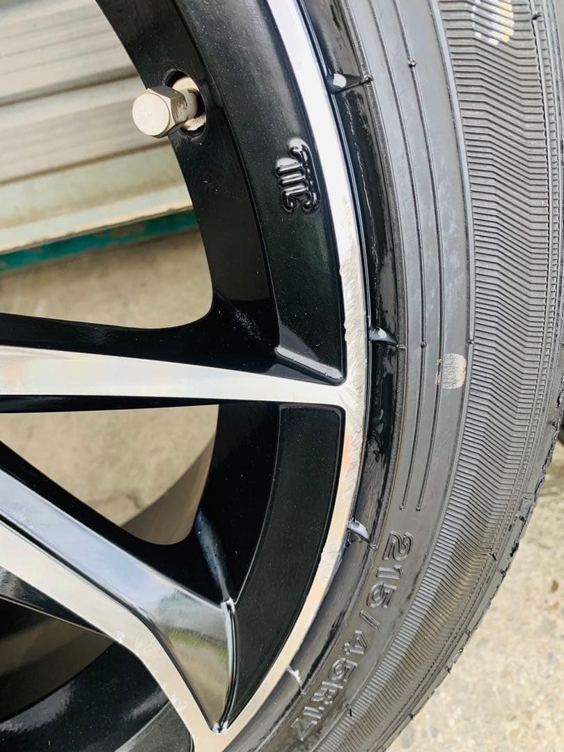 トヨタ 50系 プリウス モデリスタ ホイール、17インチ、タイヤ4本セット。