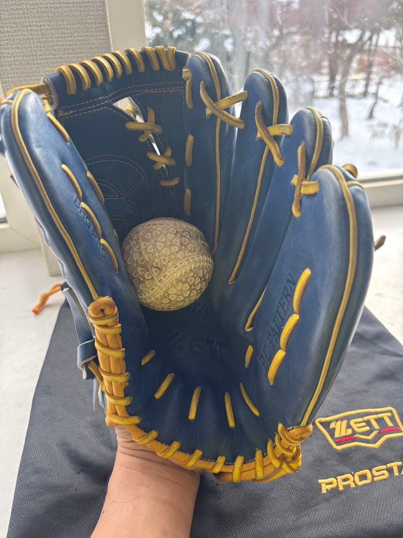 ZETT プロステイタス　軟式オーダーグラブ　（投手用）