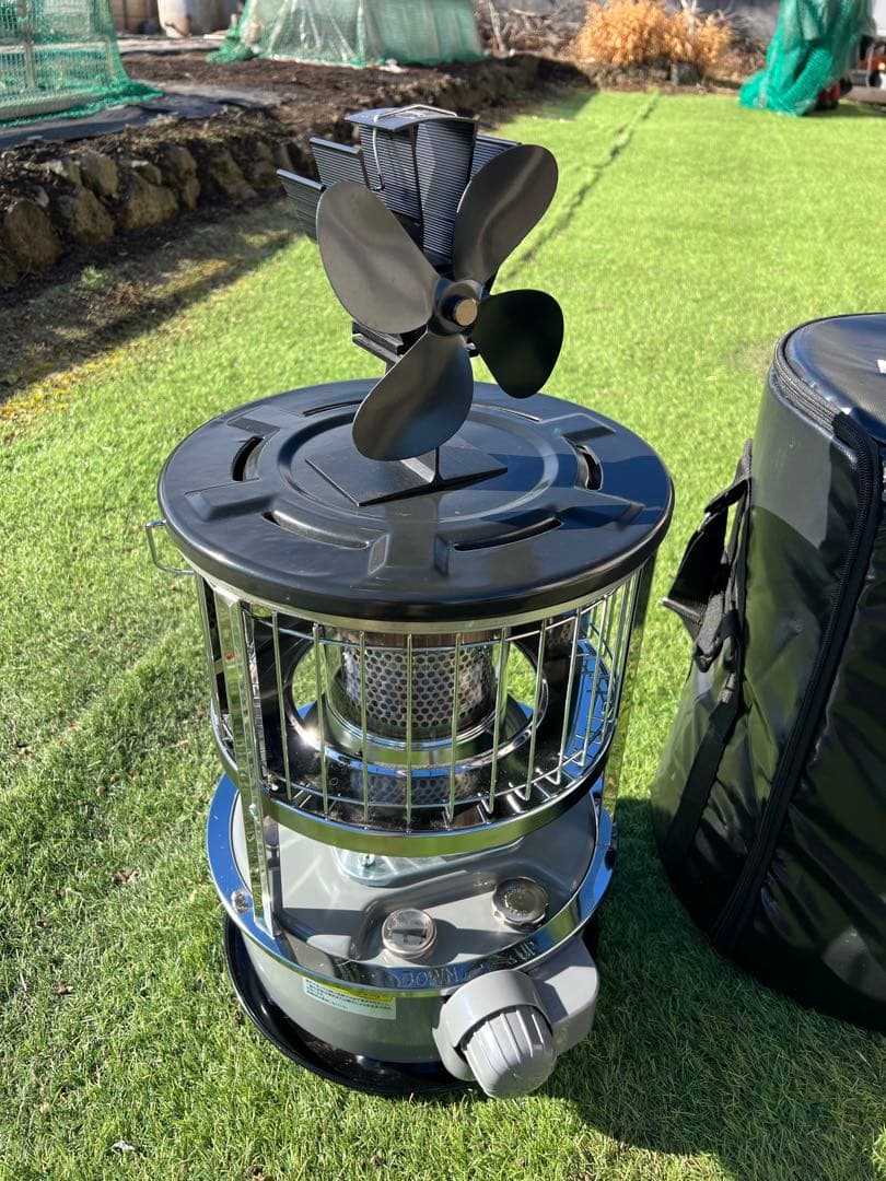 PASECO ストーブ ファン 収納ケース付き