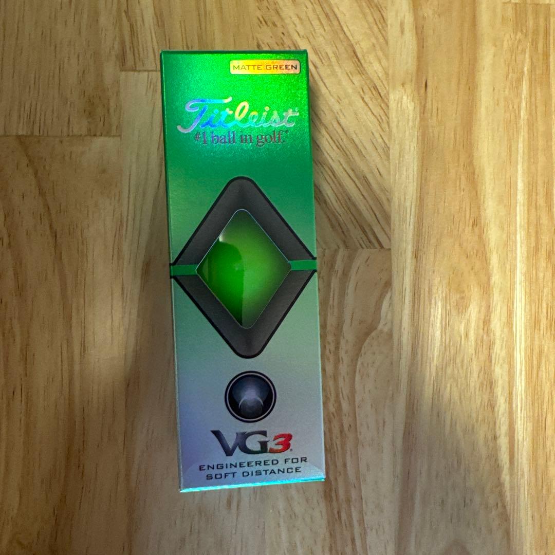Titleist VG3 ゴルフボール マットグリーン 5個セット
