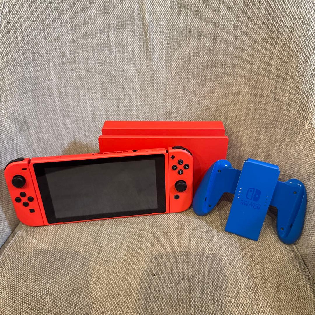 Nintendo Switch 本体 マリオレッド × ブルー セット&プロコン