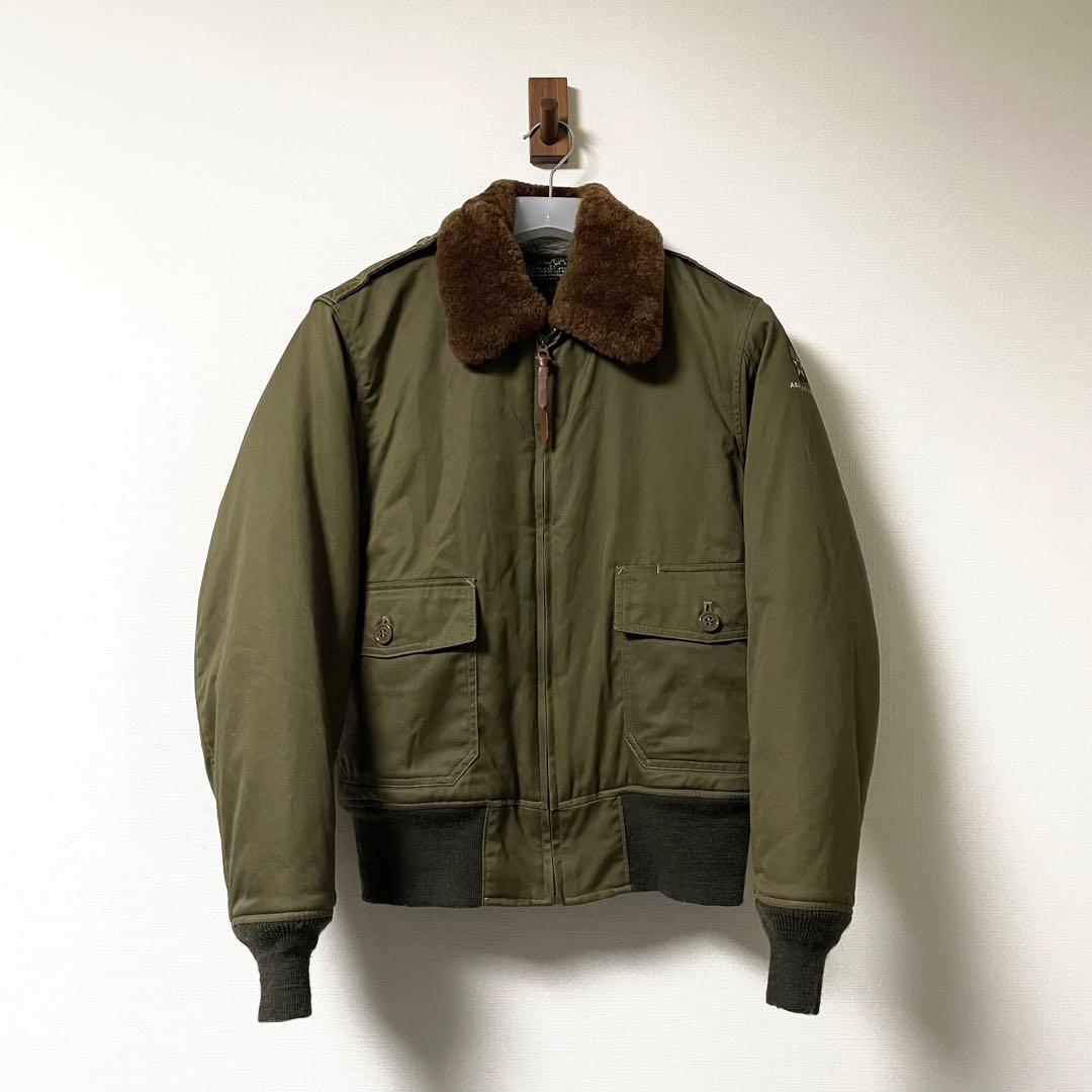 国内正規品 バズリクソンズ B-10 フライトジャケット アルパカライニング