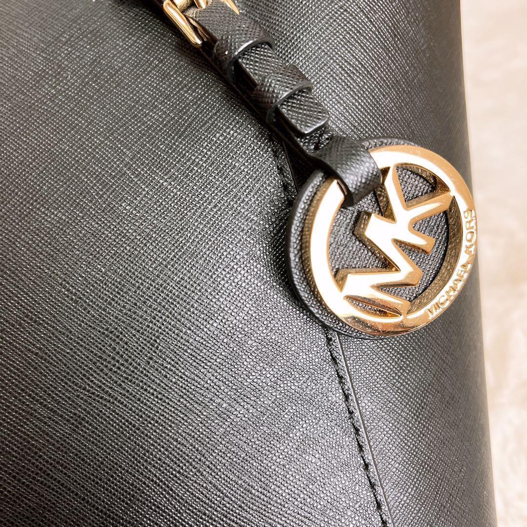 極美品☆MICHAEL KORSマイケルコース トートバッグ ブラック大容量
