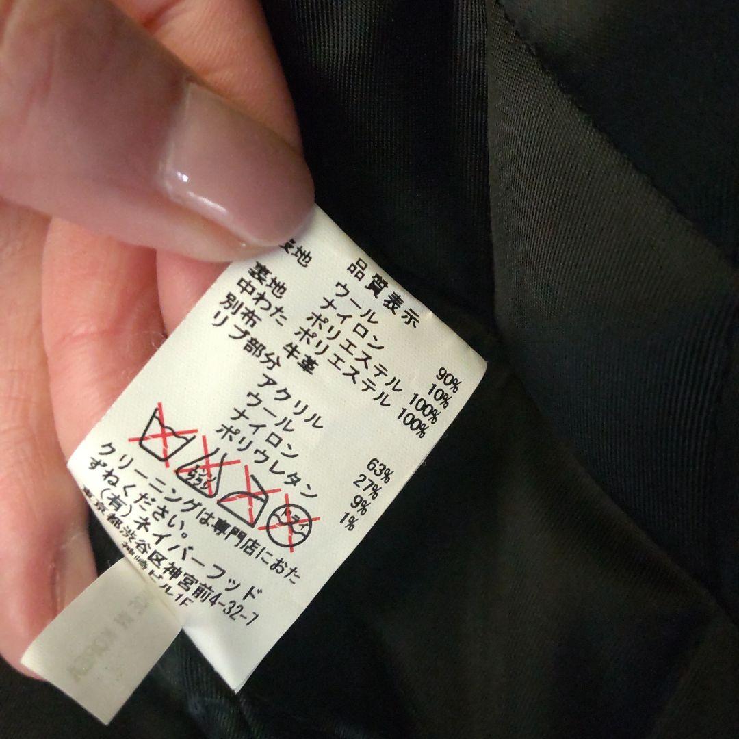 ネイバーフッド　 fragmentdesign　スタジャン　NH3204　黒✕白