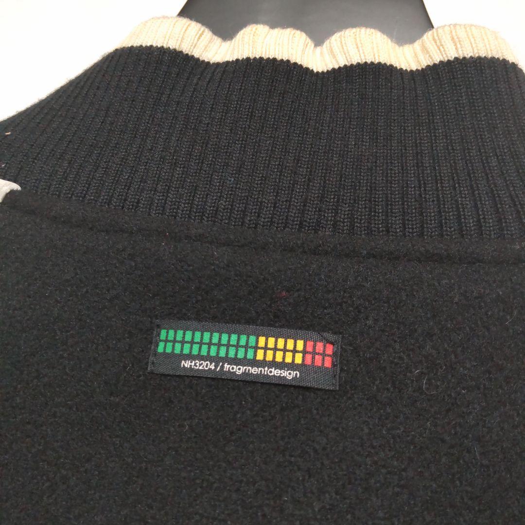 ネイバーフッド　 fragmentdesign　スタジャン　NH3204　黒✕白