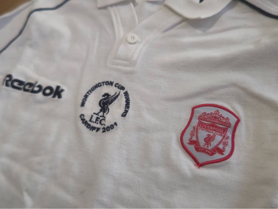 希少！リバプールFC ワージントンカップ記念ポロシャツ Reebok