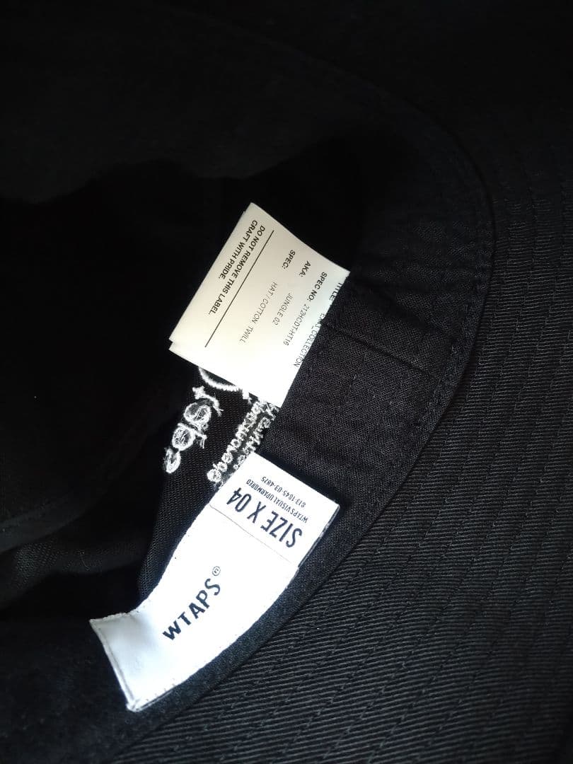 美品 wtaps ハット　ブラック　XL