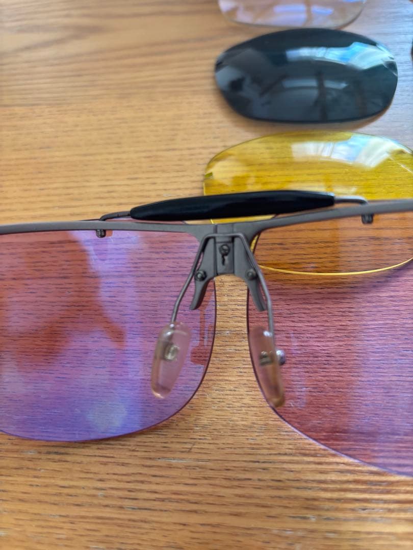 ゆーじぃー　射撃シューティングBERETTA サングラス 交換レンズ付き