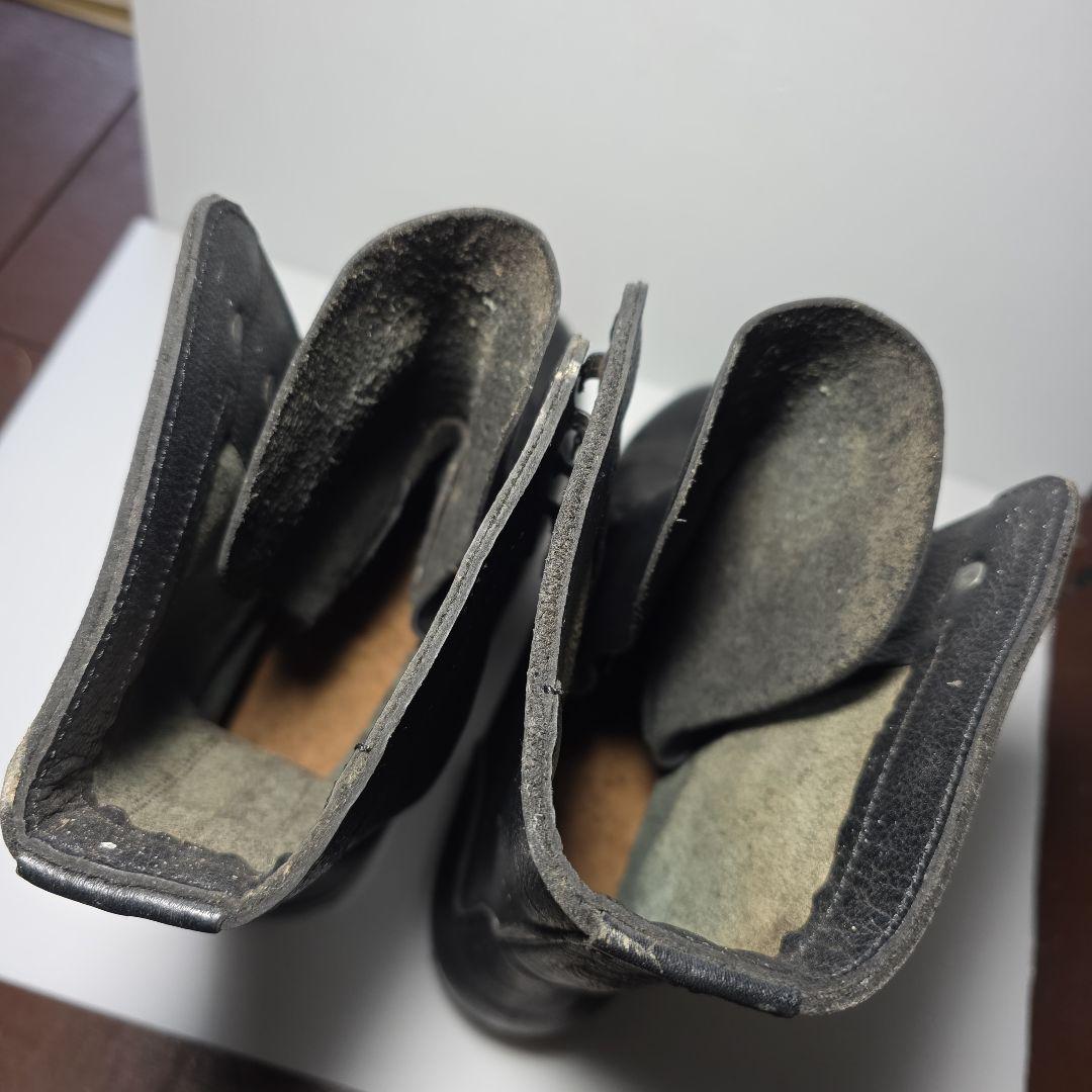 ミリタリーブーツ 黒 レザー ハイカット27cm