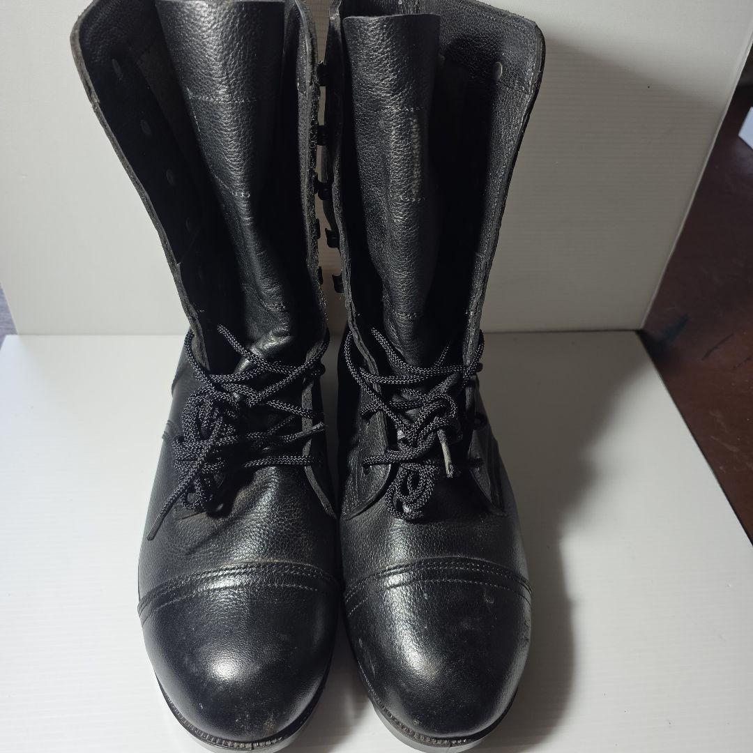 ミリタリーブーツ 黒 レザー ハイカット27cm