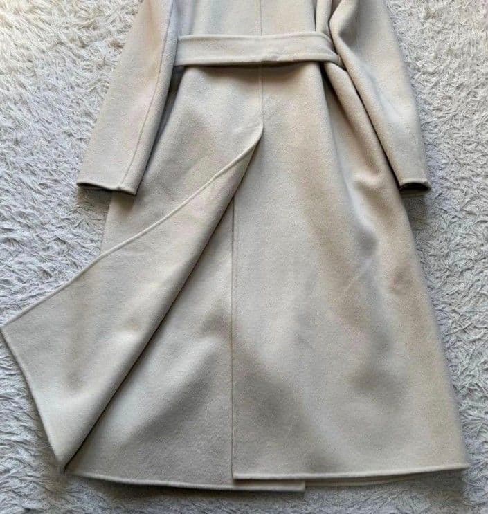 超良品⭐︎エポカ ウールリバーコート ダブルフェイス ウエストベルト付き