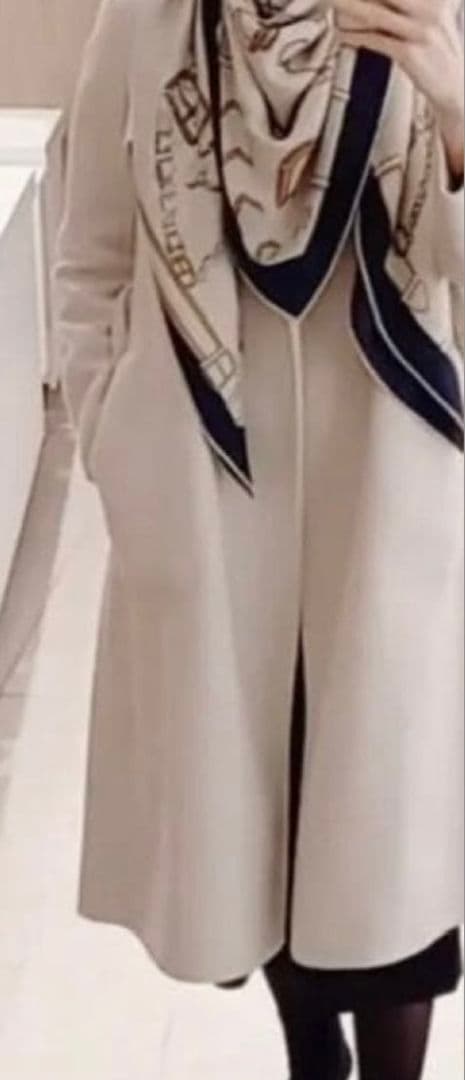 超良品⭐︎エポカ ウールリバーコート ダブルフェイス ウエストベルト付き