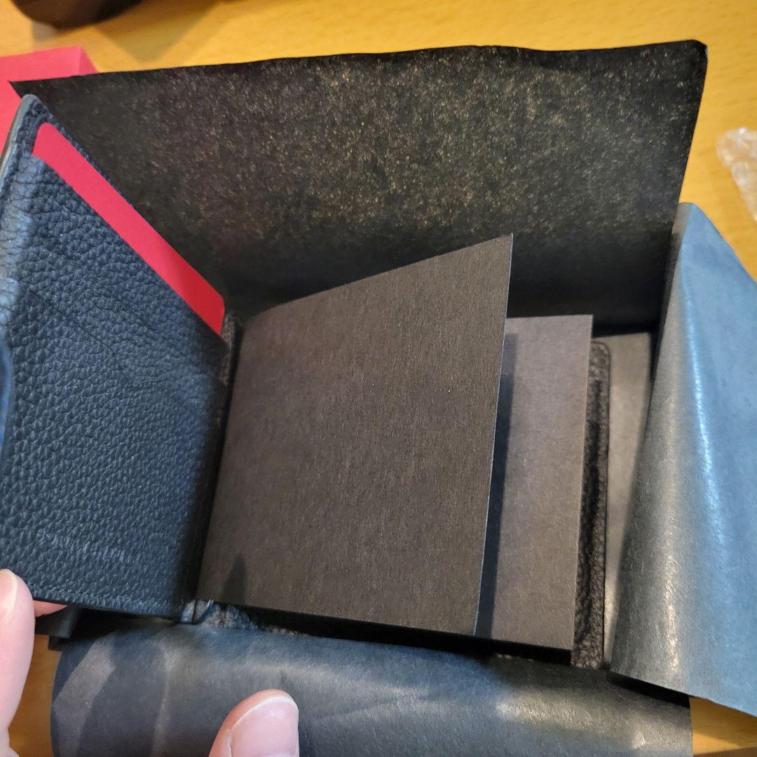 【美品】BONAVENTURA ブラック マネークリップ 二つ折り財布