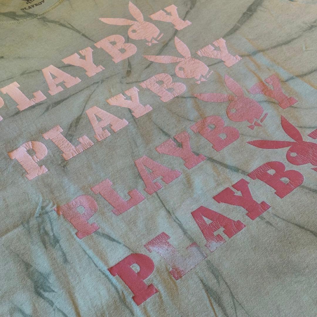 playboy プレイボーイ タイダイ 古着 XLサイズ y2k FJ