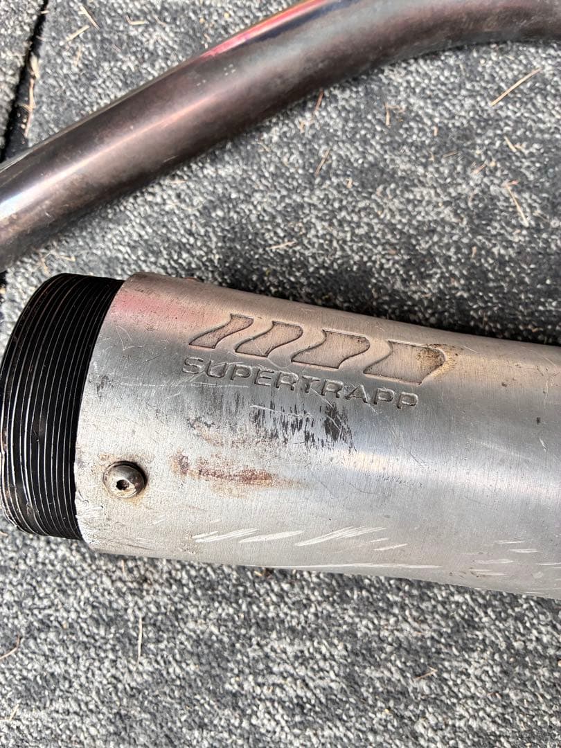 tw200 SUPERTRAPP マフラー アルミ製