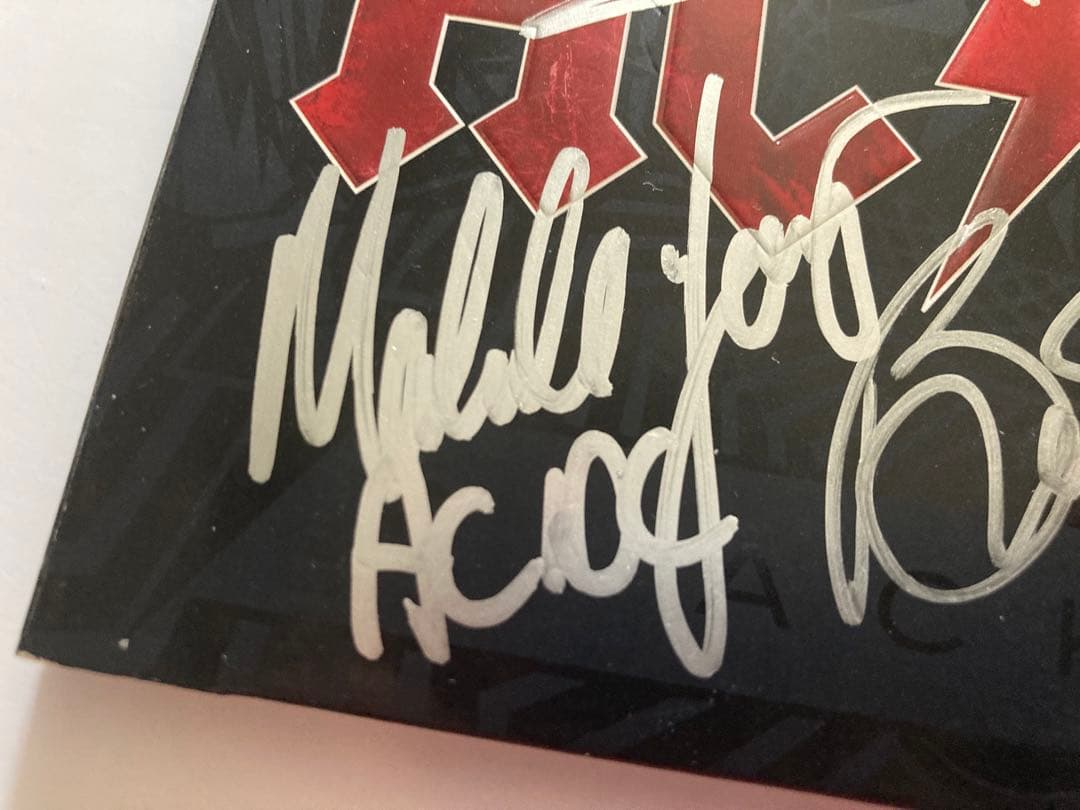 レア　acdc 直筆　サイン　ac/dc アンガスヤング　ハードロック