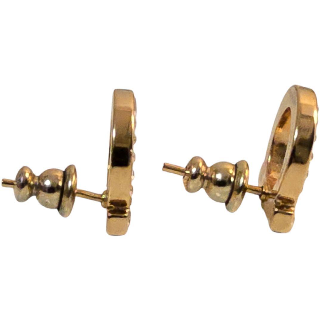 サルヴァトーレフェラガモ ピアス ガンチーニ ラインストーン スタッズ 保存袋付