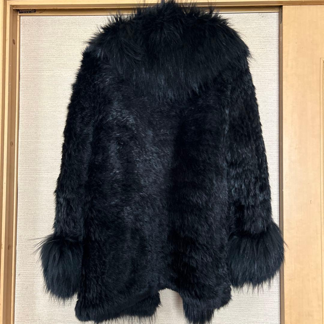 SONIA RYKIEL リアルラビットファーコート40