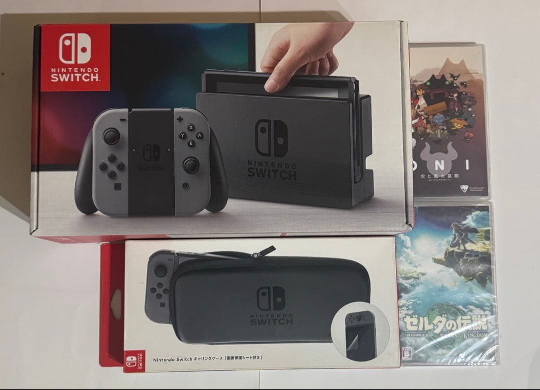 Nintendo Switch 本体 ケース　ソフト2本