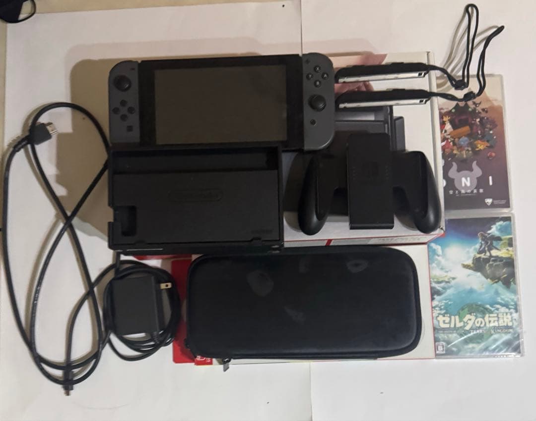 Nintendo Switch 本体 ケース　ソフト2本