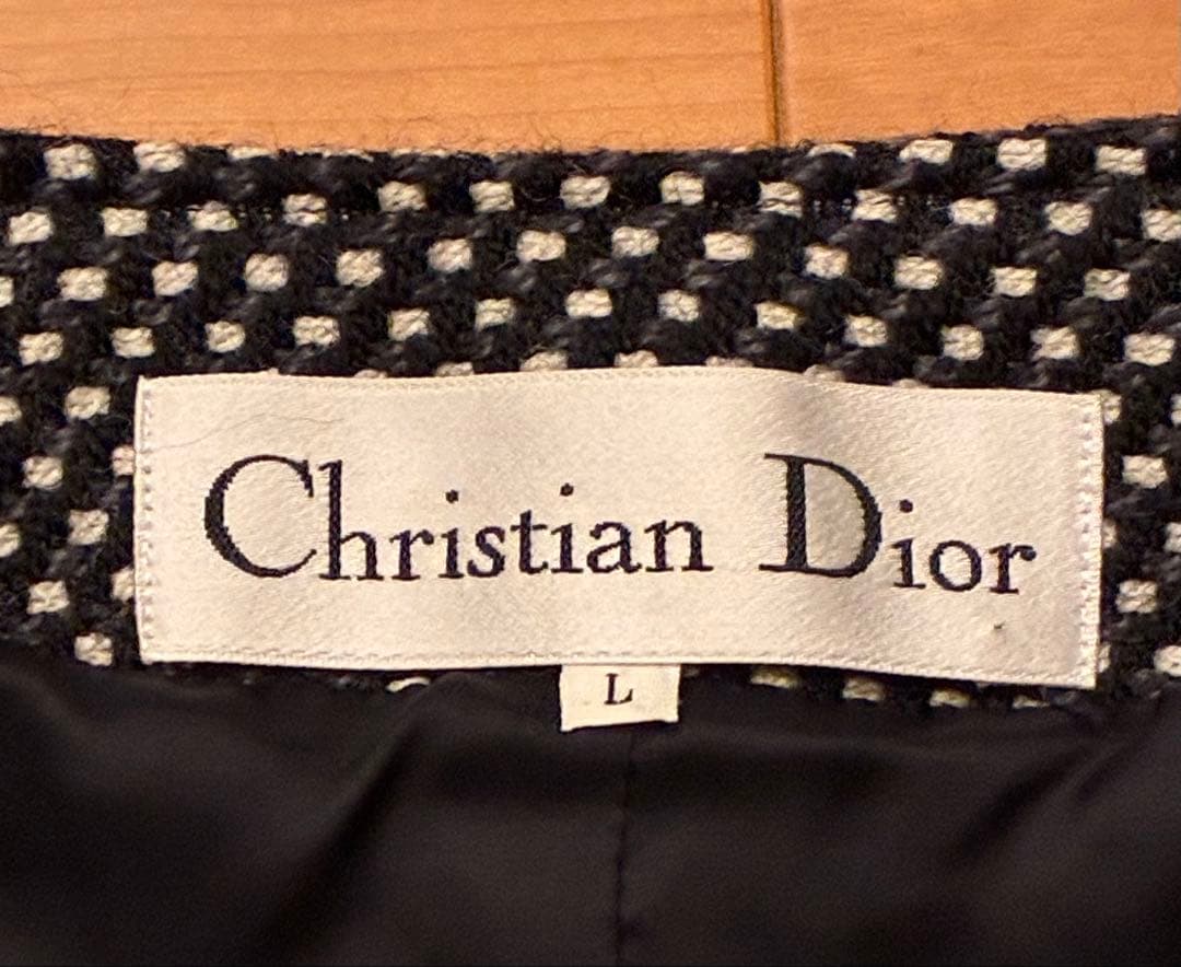 Christian Dior　クリスチャンディオール　ノーカラージャケット　L