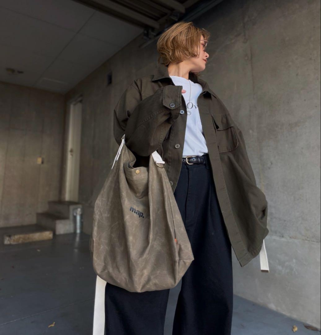 map. × UNIVERSAL OVERALL overlap ミリタリー