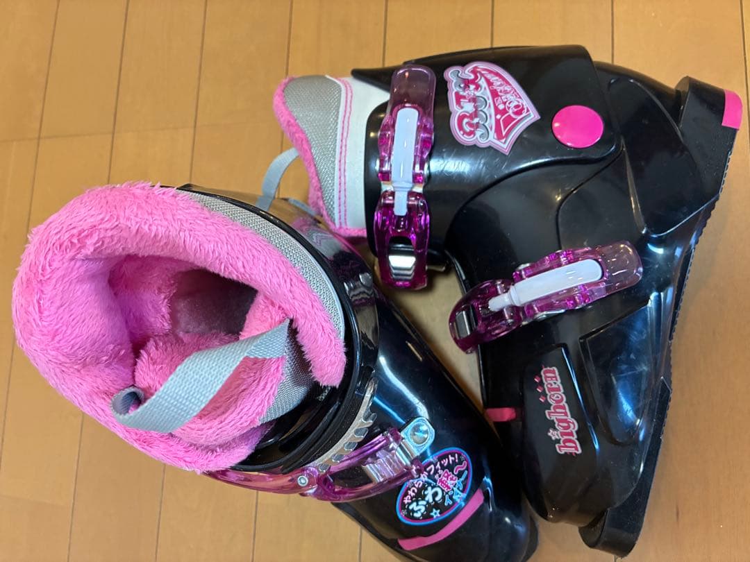 美品 子供用スキーセット板106、靴20.0cm 身長100〜120cm用