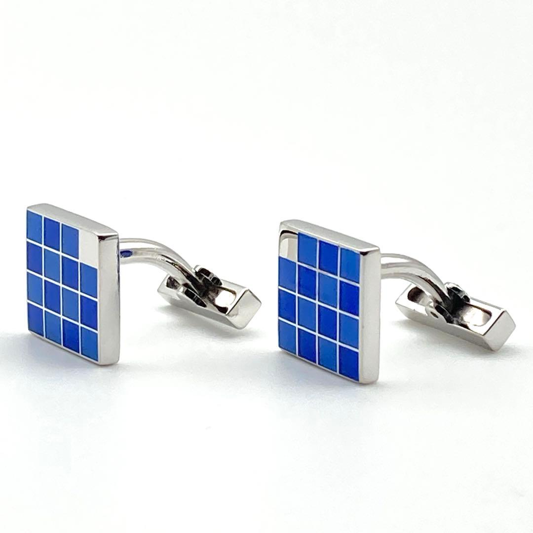 ルイヴィトン ブトン ドゥ マンシェット ダミエ16 カフス SV925