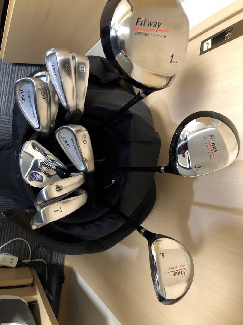 （美品中古）オマケ付きFitway ゴルフクラブセット 11本 （簡単クラブ）
