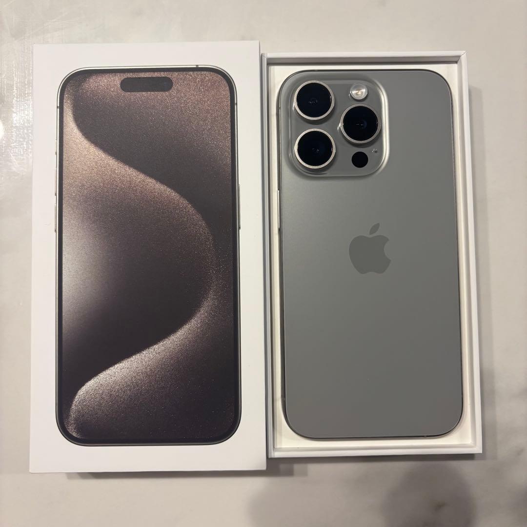 iPhone15Pro 128GB ナチュラルチタニウム 注意あり