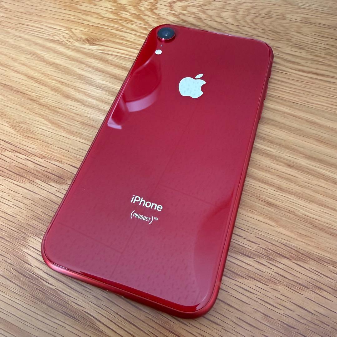 【美品】iPhone XR (PRODUCT RED) 128GB 本体