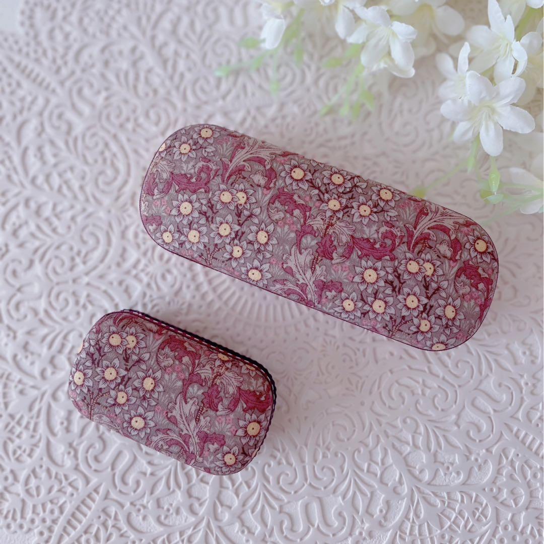 【ナエ】ウィリアムモリス／メガネケース.ミニアクセサリーケース