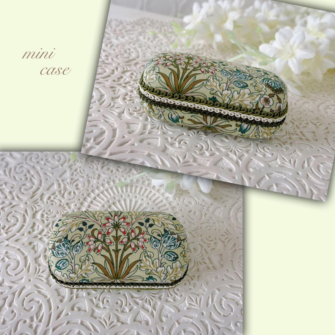 【ナエ】ウィリアムモリス／メガネケース.ミニアクセサリーケース